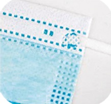 Tapabocas azul Uka Int sellado individualmente, ideal para higiene médica y personal