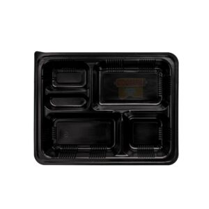 Porta comidas negro