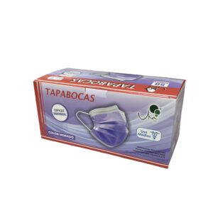 Tapabocas Morado Uka Int x50 con empaque individual – Ecosum distribuidor autorizado Colombia